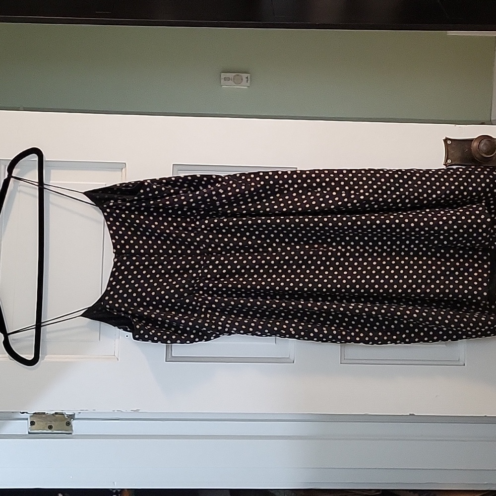J crew Silk Polka Dot Spaghetti Strap Dress - 10 - Picture 3 of 6